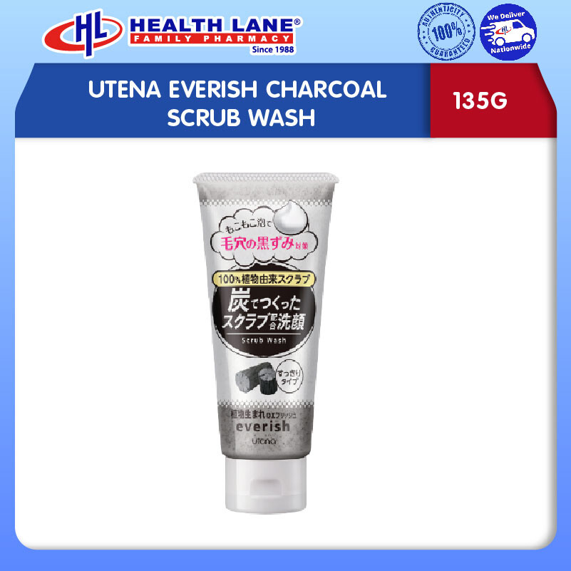 UTENA EVERISH CHARCOAL SCRUB WASH 135G